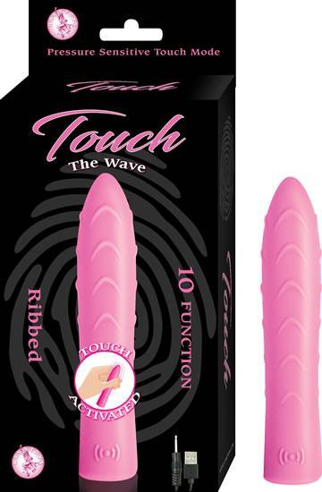 Touch The Wave  Pressure Sensitive 10 Function Rechargeable Waterproof Pink - ACME Pleasure