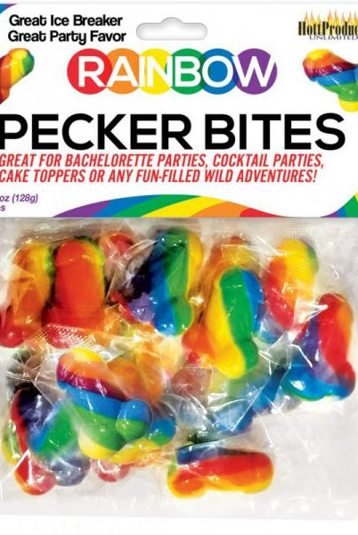 Rainbow Pecker Bites 16/bag - ACME Pleasure