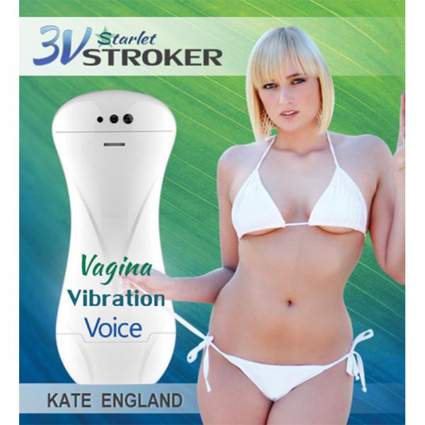 3v Talking And Vibrating Starlet Stroker Kate England - ACME Pleasure