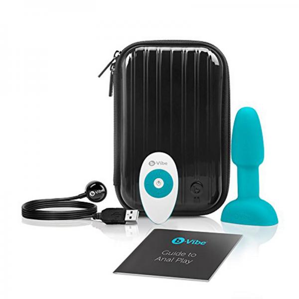 B-Vibe Petite Rimming Teal Blue Butt Plug - ACME Pleasure