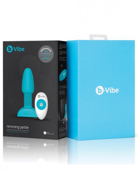 B-Vibe Petite Rimming Teal Blue Butt Plug - ACME Pleasure