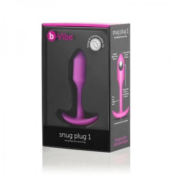 B-vibe Snug Plug 1 Fuchsia - ACME Pleasure