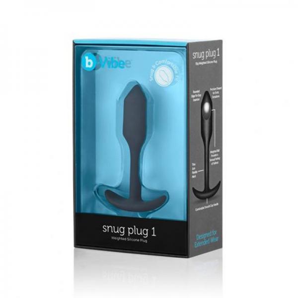 B-vibe Snug Plug 1 Black - ACME Pleasure