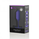 B-vibe Snug Plug 2 Purple - ACME Pleasure