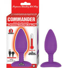 Commander Beginner Vibrating Hot Plug Heating Magnetic Charging 3 Function Waterproof Purple - ACME Pleasure