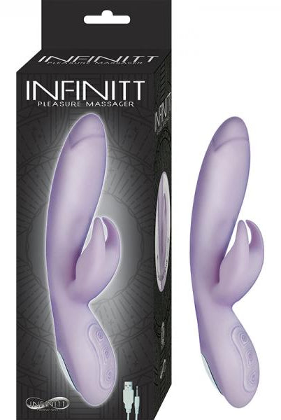 Infinitt Pleasure Massager Dual Motor 10 Function Waterproof Lavender - ACME Pleasure