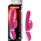 Energize Heat Up Bunny 2 Heating Up To 107 Degrees 12 Function Dual Motor Rechargable Waterproof Pin - ACME Pleasure