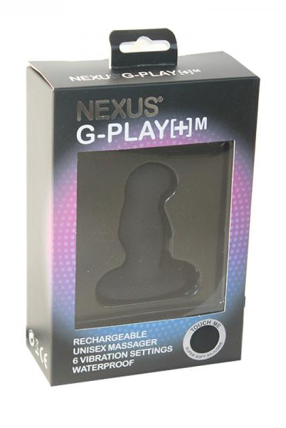 Nexus Gplaymed+ Unisex Vibrator - Black - ACME Pleasure