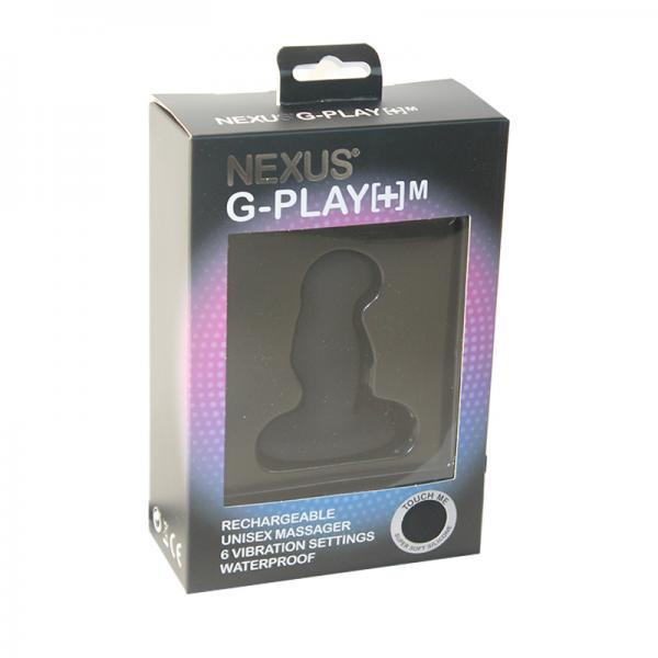 Nexus Gplaymed+ Unisex Vibrator - Black - ACME Pleasure