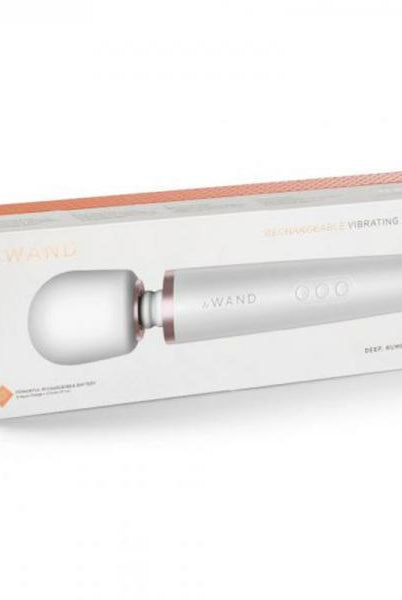 Le Wand Pearl White Rechargeable Massager - ACME Pleasure