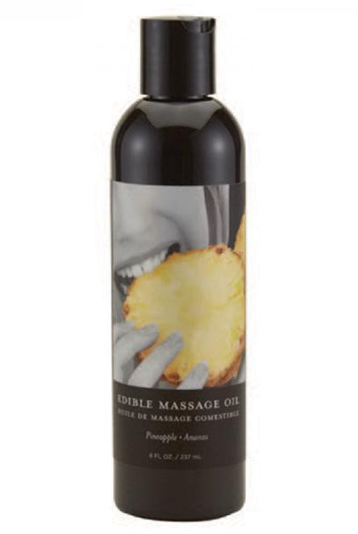 Earthly Body Edible Massage Oil Pineapple 8oz - ACME Pleasure