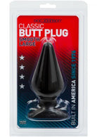 Classic Butt Plug Large Black - ACME Pleasure