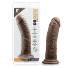 Dr. Skin - 8in Cock With Suction Cup - Chocolate - ACME Pleasure