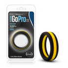 Performance - Silicone Go Pro Cock Ring - Black/gold/black - ACME Pleasure