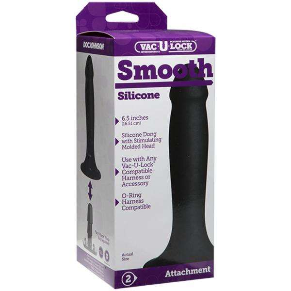 Vac-U-Lock Smooth Silicone Dong - ACME Pleasure