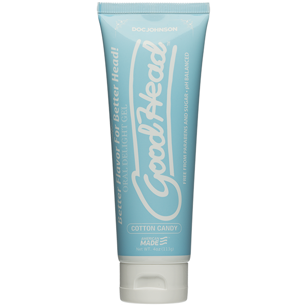 Goodhead Oral Delight Gel Cotton Candy Tube 4 fluid ounces - ACME Pleasure