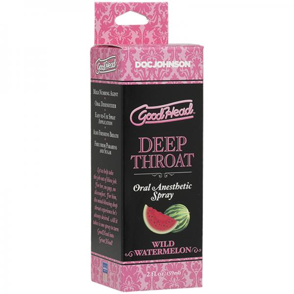 Goodhead Deep Throat Spray Wild Watermelon 2oz - ACME Pleasure