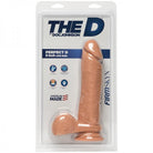 The D The Perfect D 8 inches Dildo with Balls Beige - ACME Pleasure