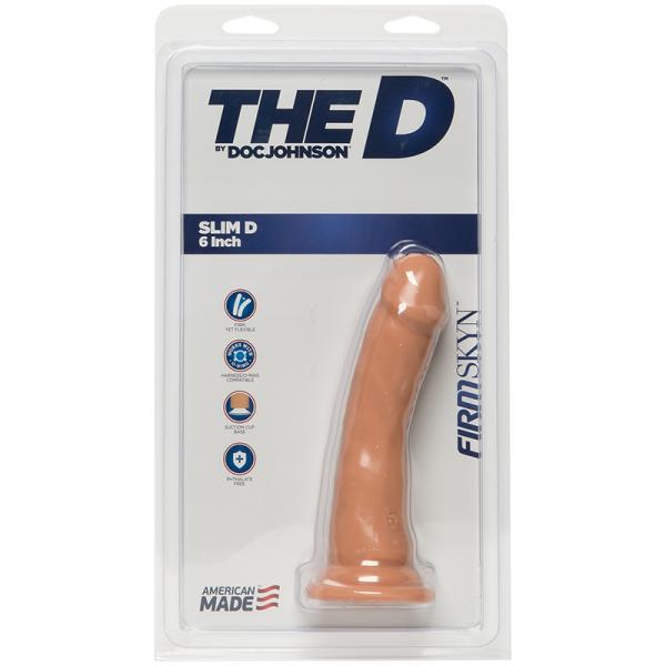 The D Slim 6in Without Balls Firmskyn Vanilla - ACME Pleasure