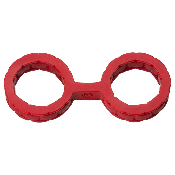 Japanese Bondage Silicone Cuffs Small Red - ACME Pleasure