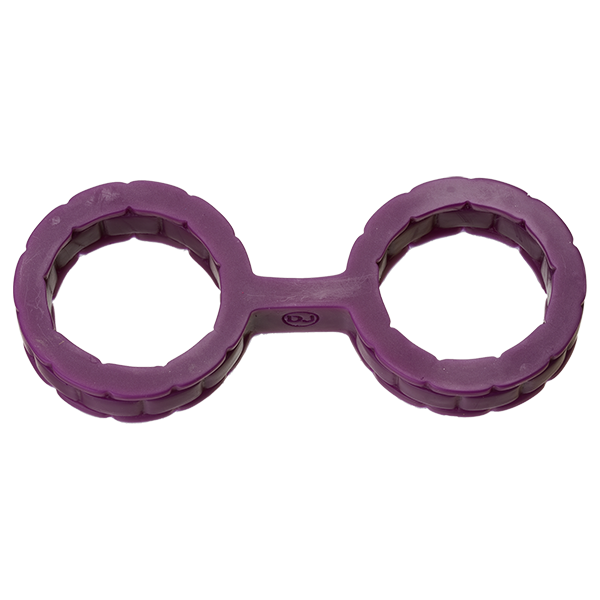 Japanese Bondage Silicone Cuffs Small Purple - ACME Pleasure