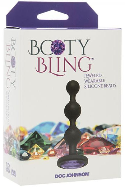 Booty Bling Beads Purple - ACME Pleasure