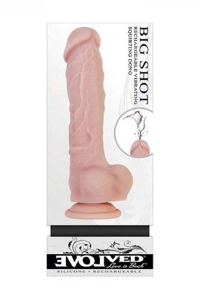 Evolved Big Shot Rechargeable Vibrating Squirting 10 Function Waterproof Dong - ACME Pleasure