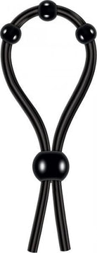 Ultimate Silicone Lasso Cock Ring Black - ACME Pleasure