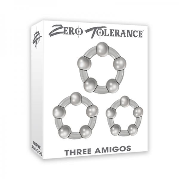 Zt Three Amigos Cock Ring Set Of 3 - ACME Pleasure