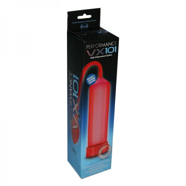 Performance VX101 Male Enhancement Pump Red - ACME Pleasure