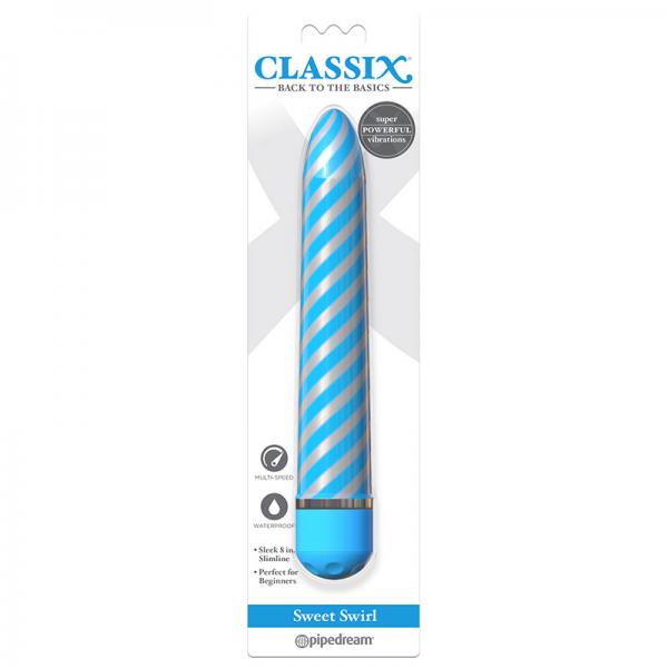 Classix Sweet Swirl Vibrator Blue - ACME Pleasure