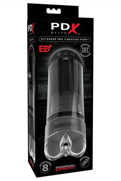 PDX Elite Extender Pro Vibrating Penis Pump - ACME Pleasure