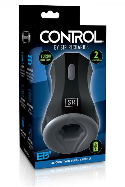 Sir Richards Control Silicone Twin Turbo Stroker - ACME Pleasure