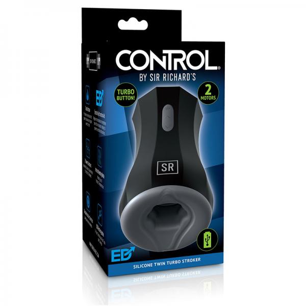 Sir Richards Control Silicone Twin Turbo Stroker - ACME Pleasure