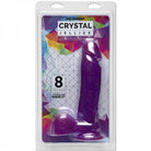 Crystal Jellies 8 inches Realistic Cock With Balls Purple - ACME Pleasure