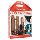 Vac-u-lock - Vibrating Dual Density Ultraskyn Set W/wireless Remote Caramel - ACME Pleasure