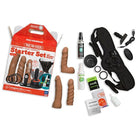 Vac-U-lock Vibrating Dual Density Starter Set with Wireless Remote - Tan - ACME Pleasure