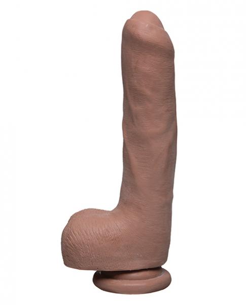 The D Uncut D 9 inches With Balls Ultraskyn Tan Dildo - ACME Pleasure