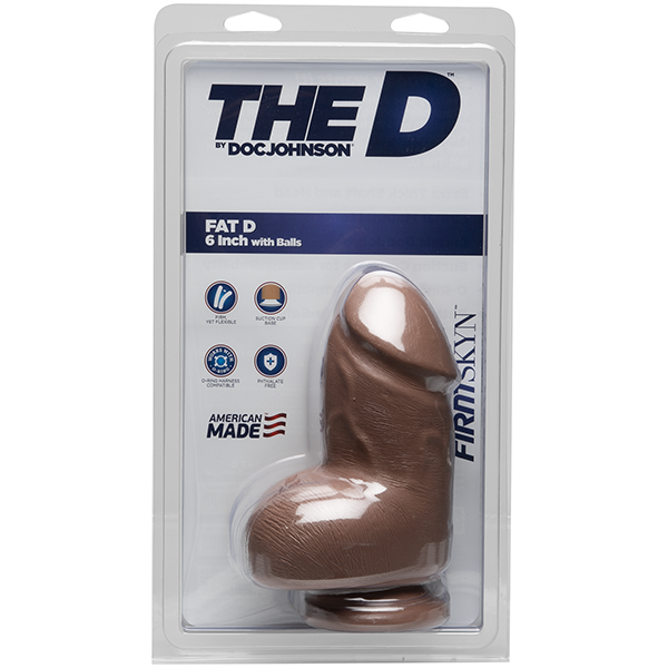 The D Fat D 6 inches With Balls Firmskyn Tan Dildo - ACME Pleasure