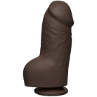 The D Fat D 8 inches With Balls Firmskyn Brown Dildo - ACME Pleasure