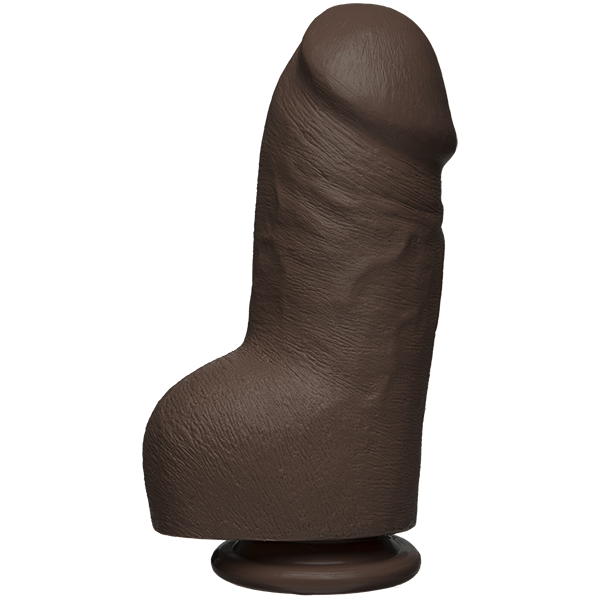 The D Fat D 8 inches With Balls Firmskyn Brown Dildo - ACME Pleasure