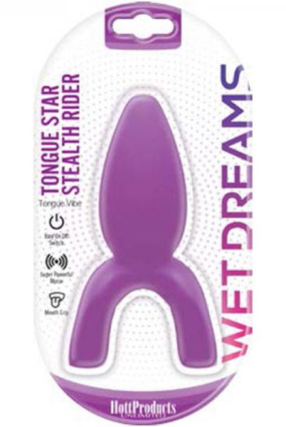 Tongue Star Stealth Rider Vibe With Contoured Pleasure Tip - ACME Pleasure
