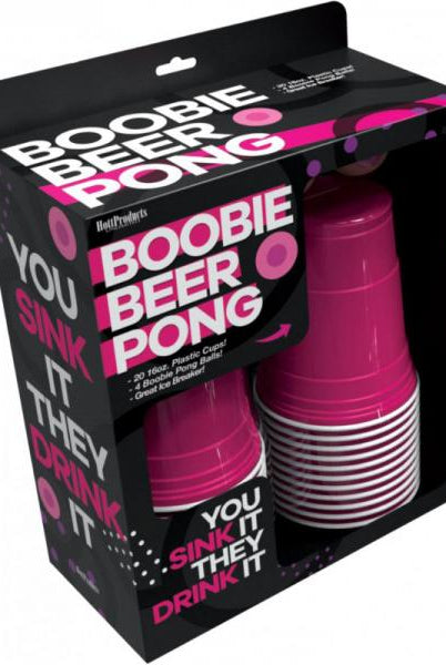 Boobie Beer Pong Boxed Set With Cups & Boobie Balls - ACME Pleasure