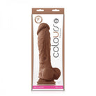 Colours - Pleasures - 8in Dildo - Brown - ACME Pleasure