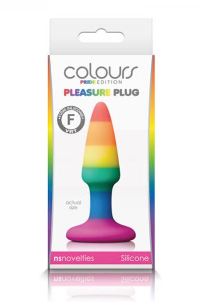 Colours Pride Edition Pleasure Plug Mini Rainbow - ACME Pleasure