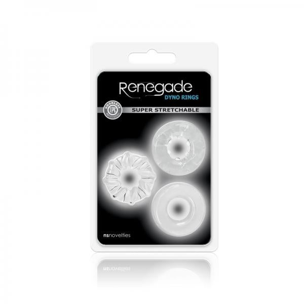 Renegade Dyno Rings Clear 3 Pack - ACME Pleasure