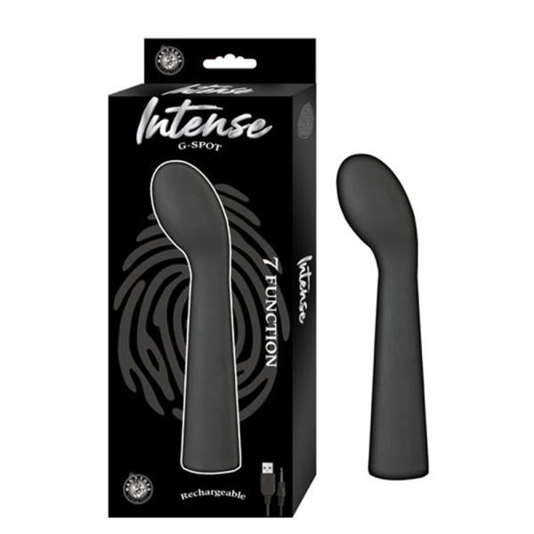 Intense G Spot 7 Function Rechargeable Silicone Waterproof Black - ACME Pleasure