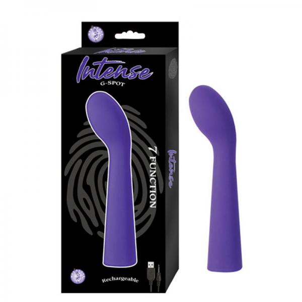 Intense G-spot 7 Function Rechargeable Silicone Waterproof Purple - ACME Pleasure