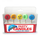 X-Rated Party Candles 5 Colorful  Candles - ACME Pleasure