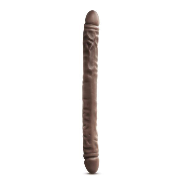 Dr Skin 18 inches Double Dildo Brown - ACME Pleasure